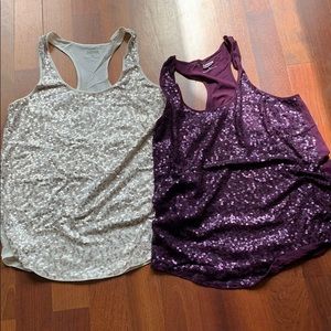 2 sequin tank tops